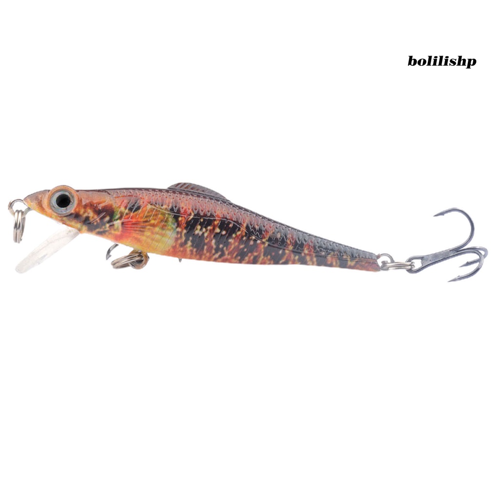 Bo-6.9cm/5g Umpan Keras Simulasi 3D Fisheye Kait Tajam Bentuk Realistis Crankbait Warna Cerah Memancing Ringan Anti-escape Portabel Jerkbait Untuk Memancing Di Luar Ruangan