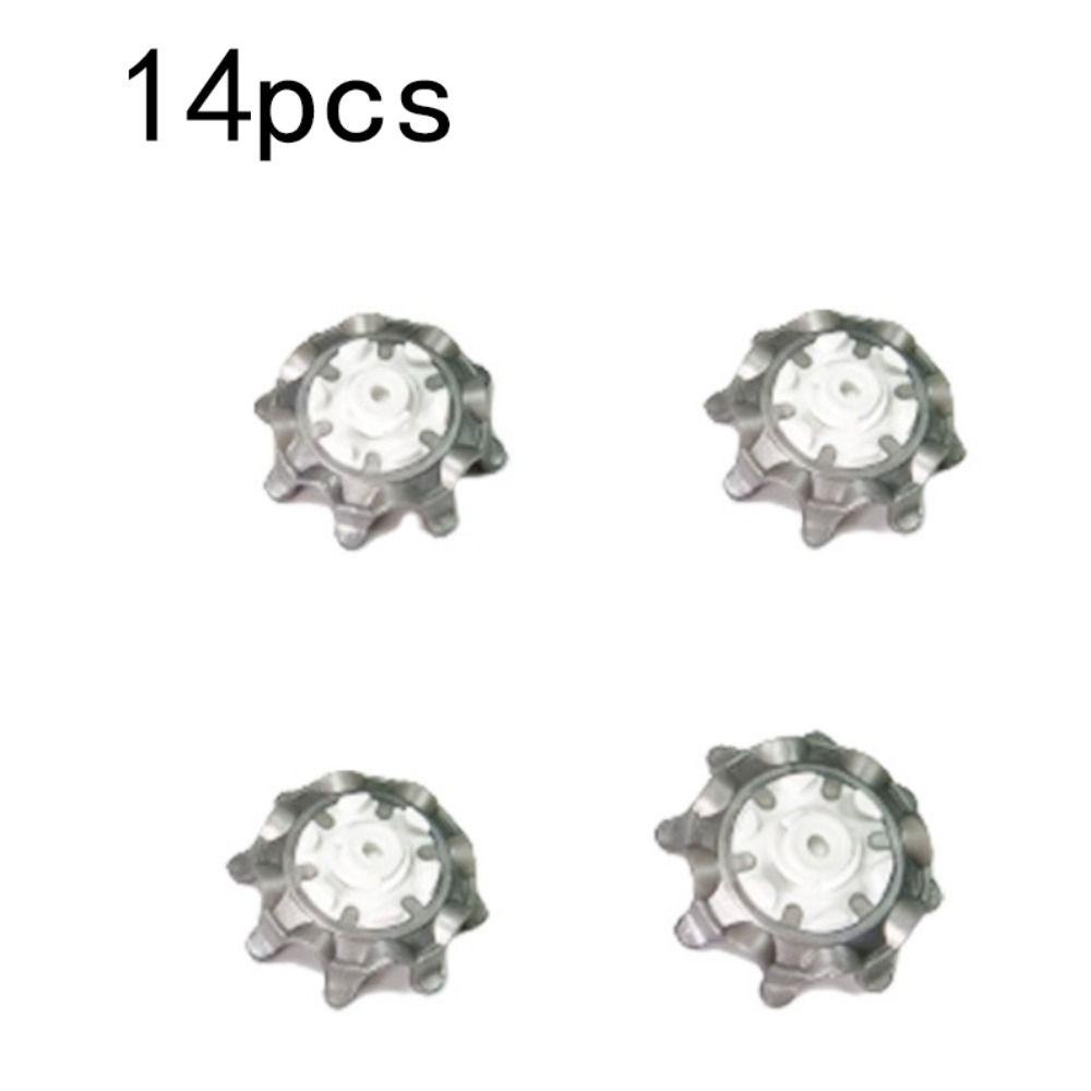 Rebuy Golf Shoes Paku Tahan Lama Pengganti Nyaman1/4 Turn Golf Shoes Accessories Alat Bantu Latihan Golf Untuk Olahraga Luar Ruangan DNA 2.0 Cleat Shoes Spikes