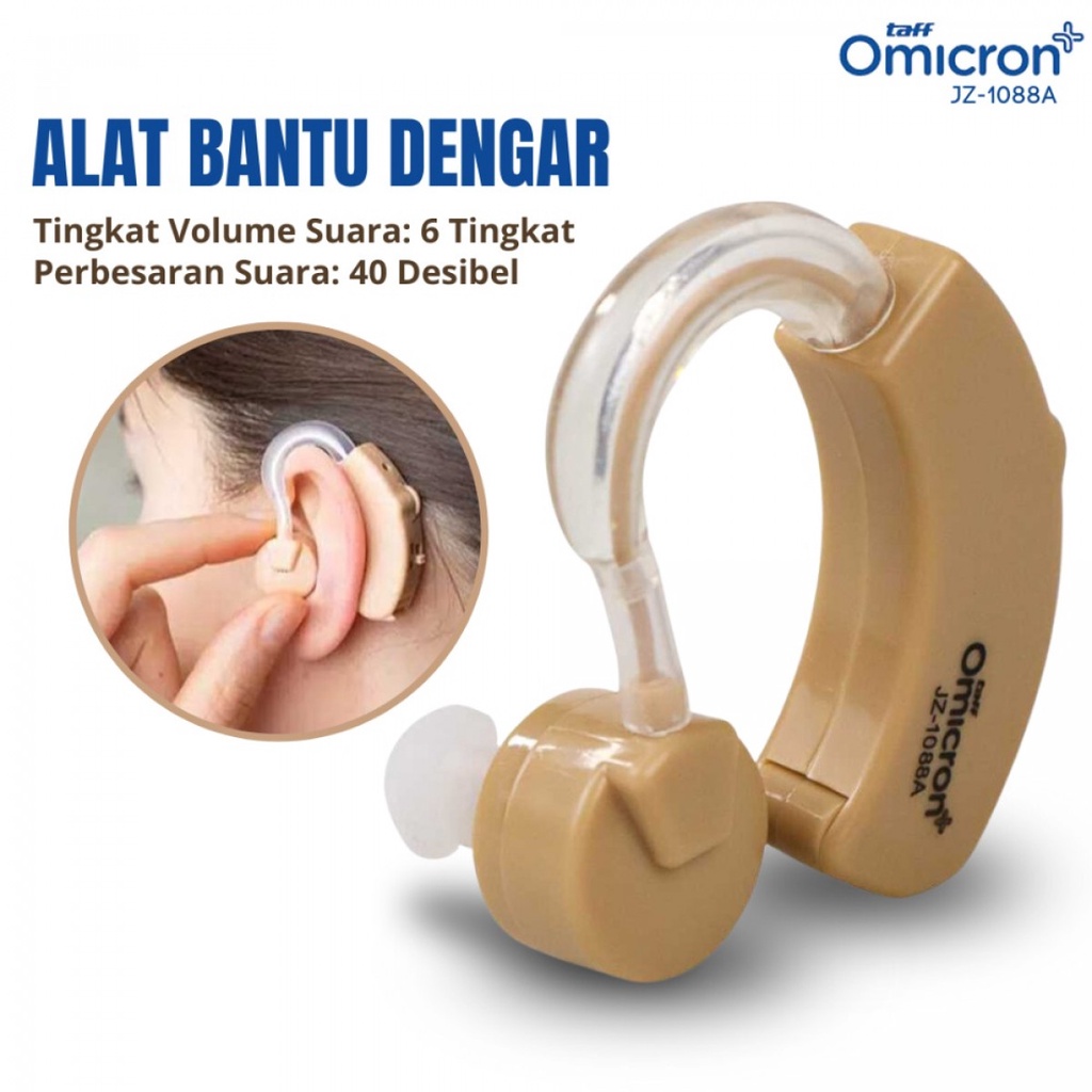 TaffOmicron Alat Bantu Dengar Hearing Aid - JZ-1088A