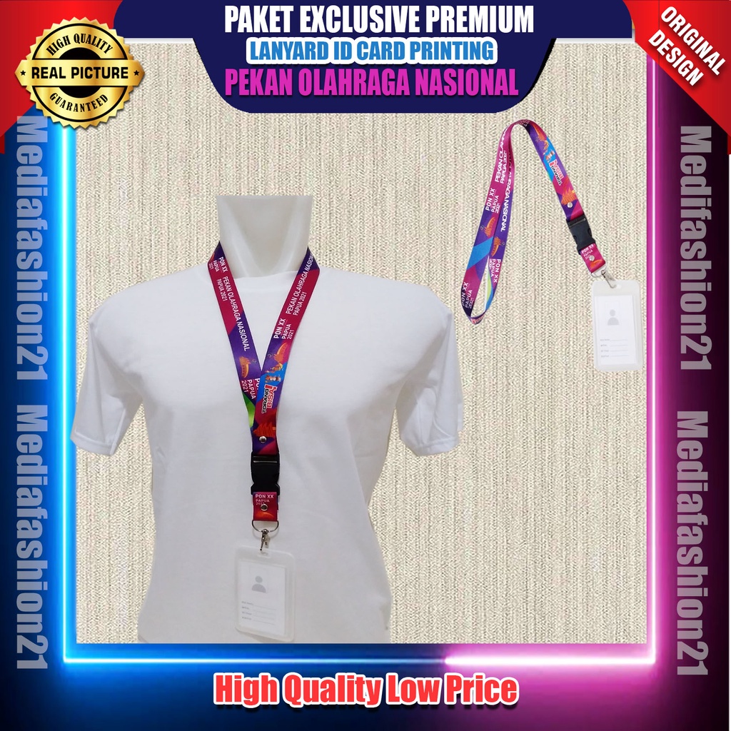 

Lanyard PON Stoper Id Card Full Printing - PAKET LENGKAP EXCLUSIVE