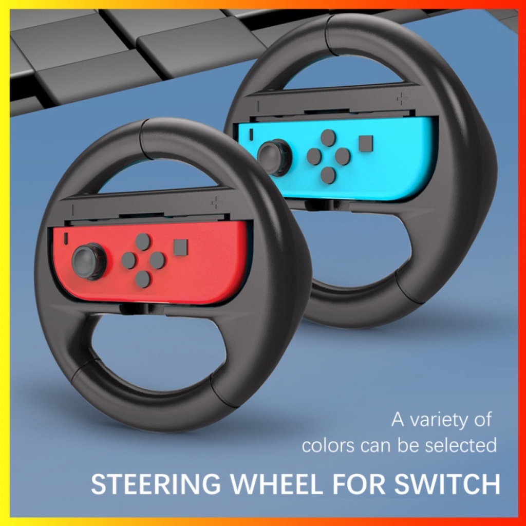 Handle Racing Steering Wheel 2 Pcs Controller Joycon Nintendo Switch