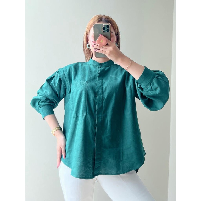 Kemeja Oversize Linen Rika - 2301.02.056