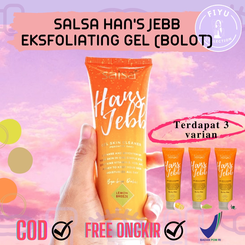 Salsa Hans Jebb Gel Skin Cleanser | Perontok Daki | Lulur Tanpa Bilas