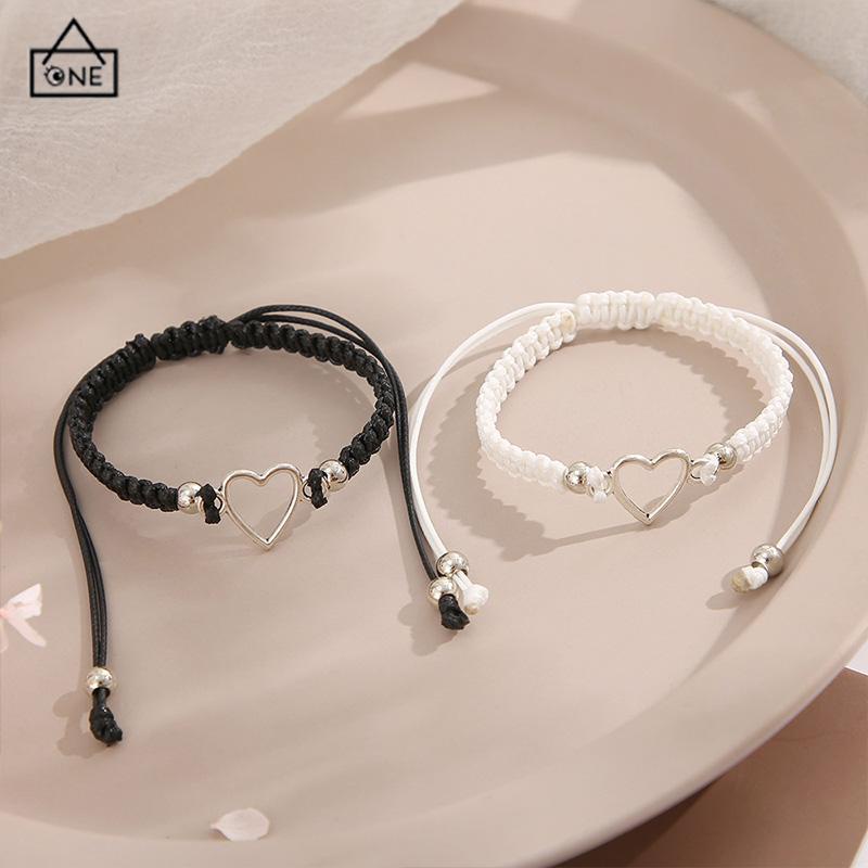 COD❤️Tangan berdebar knot rata pasangan gelang cinta-A.one