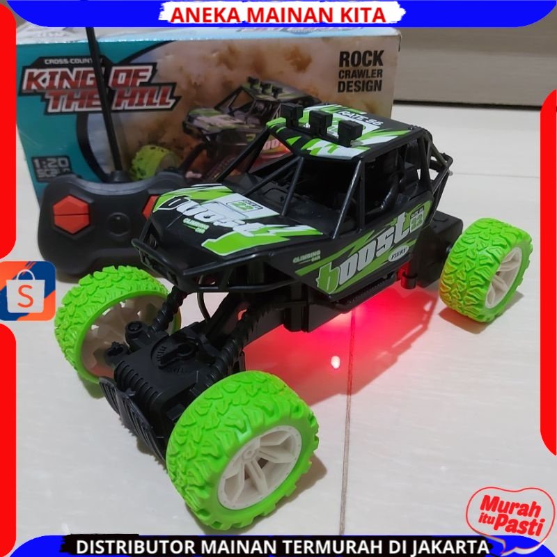 MAINAN ANAK MOBIL REMOTE CONTROL RC MONSTER CHARGE CROSS COUNTRY SKALA 1:20