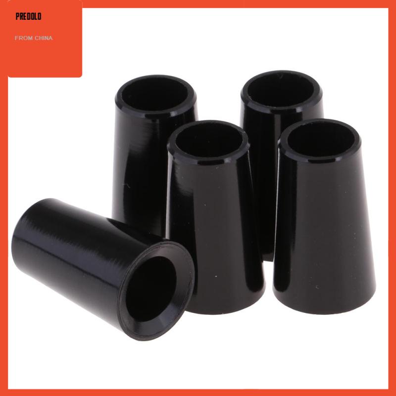 [Predolo] 5pcs Golf Shaft Ferrules Taper Tip Adapter Sleeve End Caps Hitam 0.335 Kayu