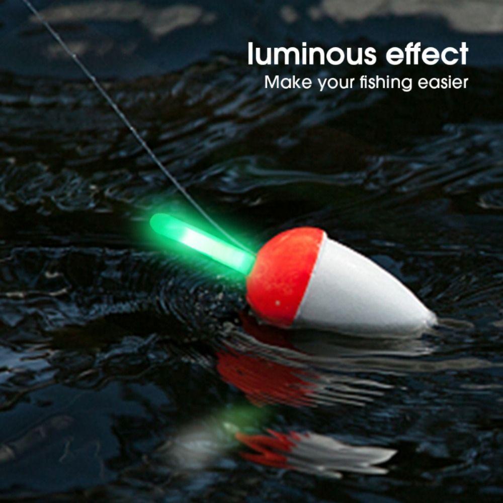 Lanfy Pelampung Pancing Aksesoris Memancing Stik Cahaya Hijau Tua Glow Stick Chemical Light Night Fishing Clip On Pancing Tongkat Lampu Pancing