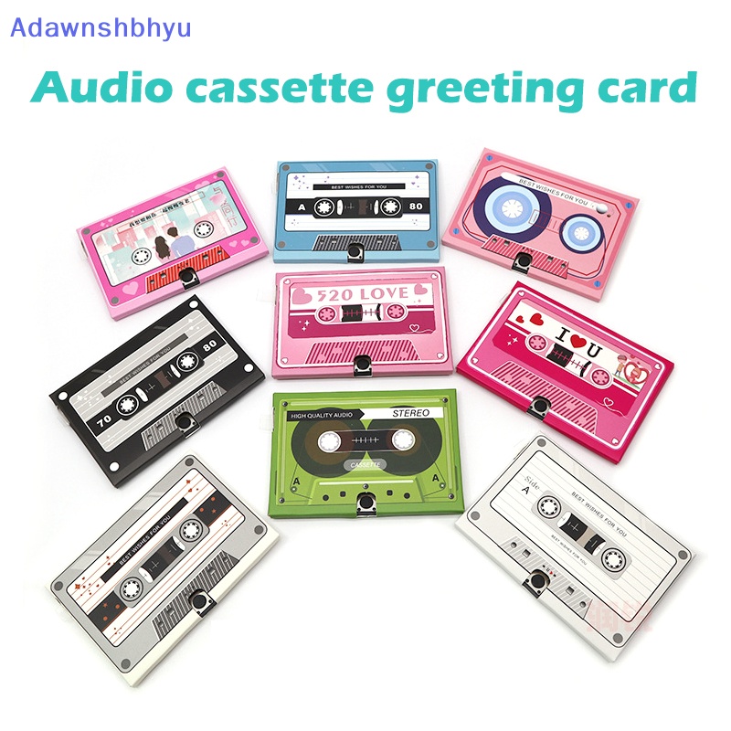 Adhyu Rekaman Suara Music Card Kaset Personal al Retro Magnetic Tape ID