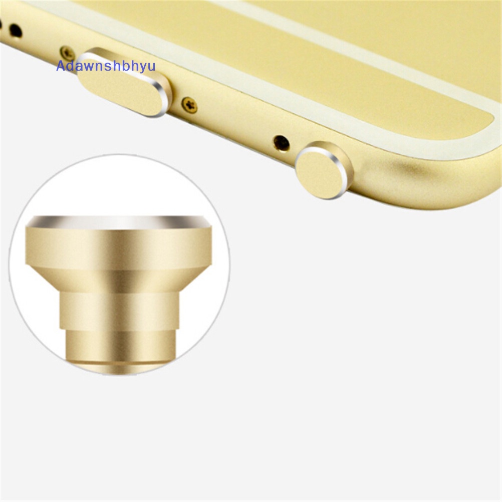 Adhyu 1set Micro USB Charging Port Earphone Jack Colokan Telepon Ujung Debu Colokan Anti Debu ID