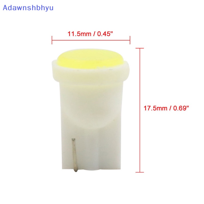 Adhyu 10X Interior Mobil LED T10 COB W5W Lisensi Wedge Pintu Instrumen Side Bulb Lamp ID