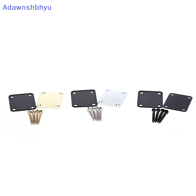 Adhyu Plat Leher Gitar Elektrik Neck Plate Fix Papan Sambungan Leher Gitar 3warna ID