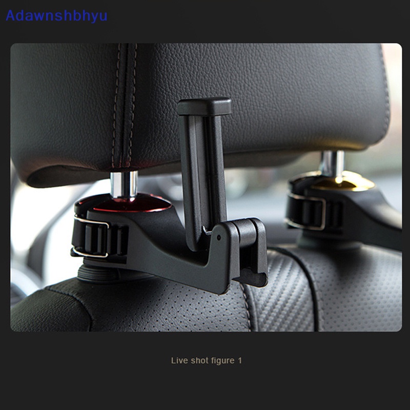 Adhyu Pengait Headrest Mobil 2in1 Dengan Phone Holder Seat Back Hanger Clips Organizer ID