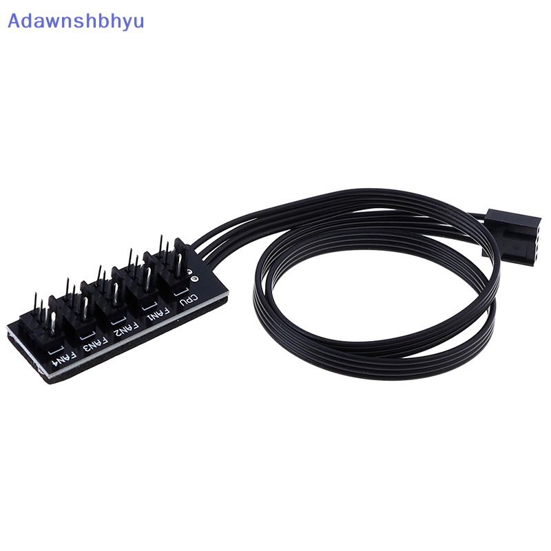 Adhyu 40cm 1sampai5 4-Pin molex TX4 PWM CPU cooling fan splitter adapter Kabel Listrik ID