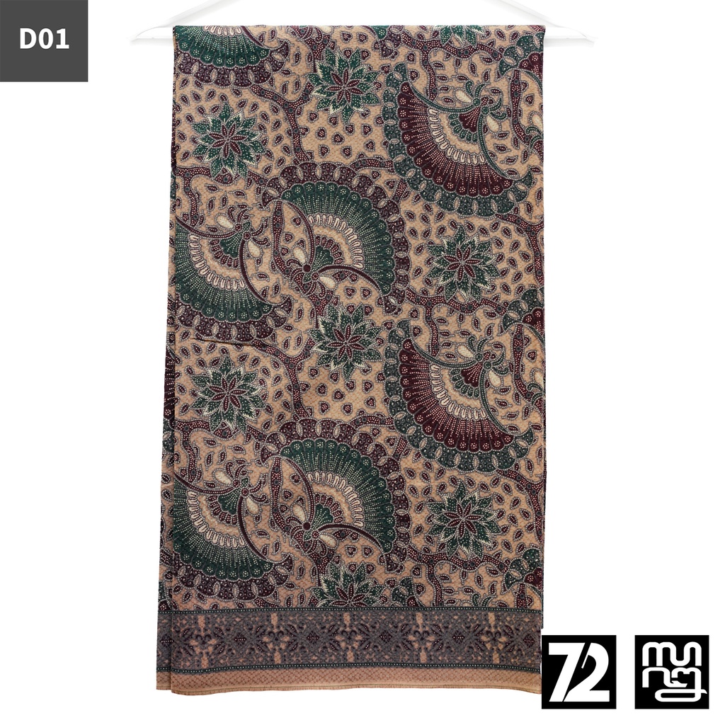 KAIN BATIK DOBBY Premium Motif Kembang Semak Warna Hijau 723601 Cap 72 Jarik Jarit Samping Kebat Panjang Batik Dobby Modern Premium Bahan Seragam Batik Pernikahan Kantor Keluarga Murah Kamen Jadi Batik Bali Lembaran