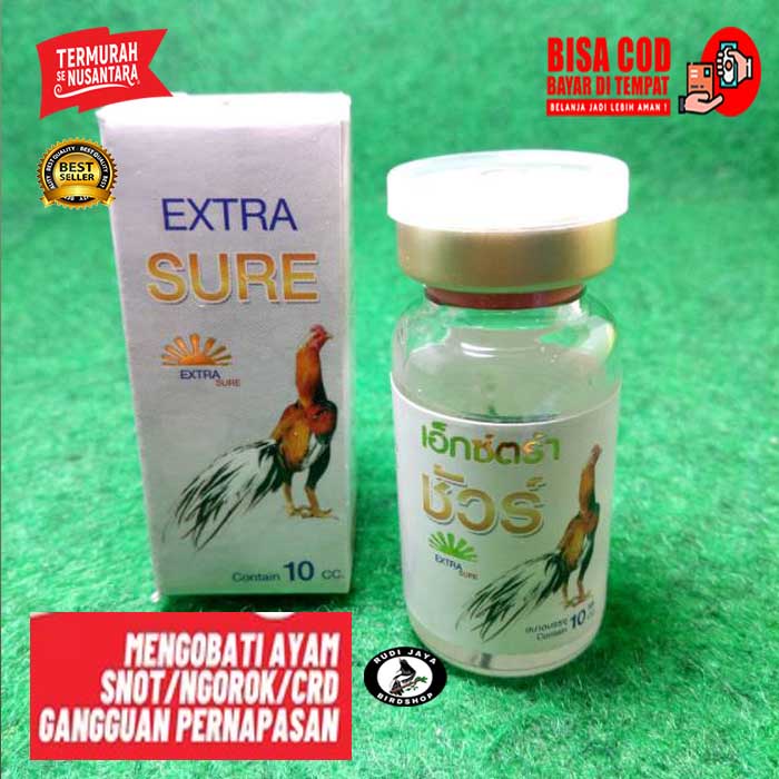 JUAL EXTRA SURE PUTIH 10 ML CC V-MIX PINK OBAT VITAMIN DOPING  AYAM BANGKOK MENGOBATI NGOROK SNOT