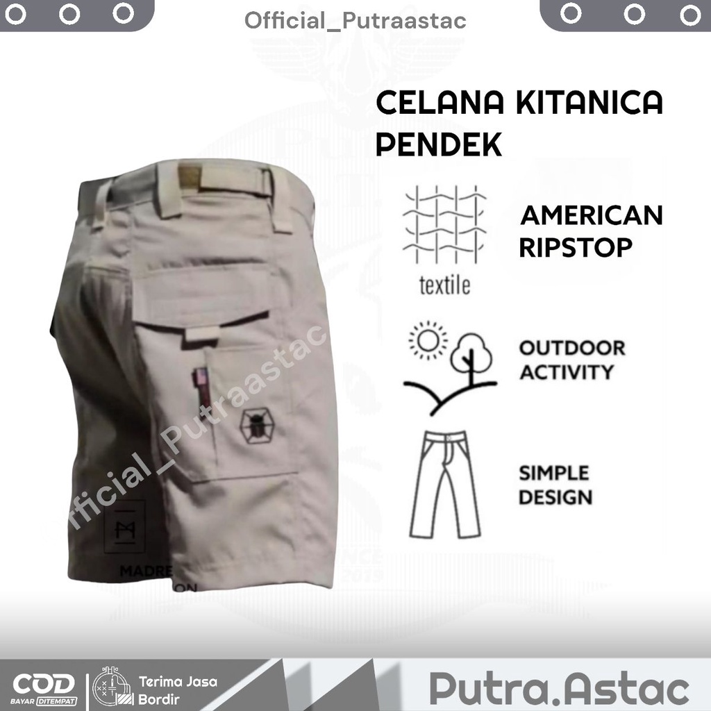 CELANA TACTICAL PENDEK - CELANA KITANICA PENDEK // CELANA TAKTIKAL // CELANA LAPANGAN // PDL