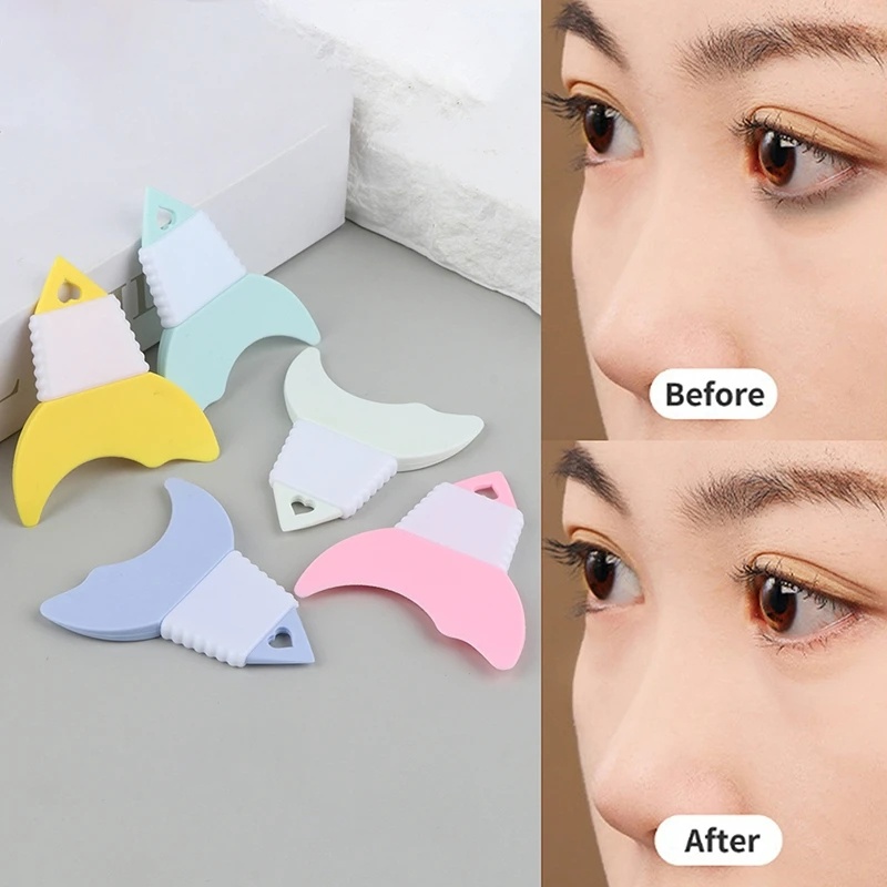 Eyelash Baffle Maskara Shield Aplikator Eye Shadow Make Up Tools Silicone Eyeliner Stensil Penjaga Bantu Eye Shadow Makeup Eyeliner Guide Cards Cetakan Mata Makeup Assist Helper