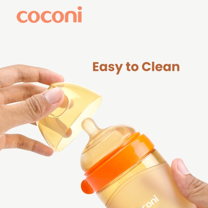 COCONI Ultra Wide Neck Baby Silicone Bottle | Botol Silicone