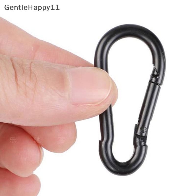 Gentlehappy Gantungan Kunci Logam Klip Kait D Carabiner Hooks Konektor Untuk Membuat Perhiasan Key Ring Temuan DIY Grosir id