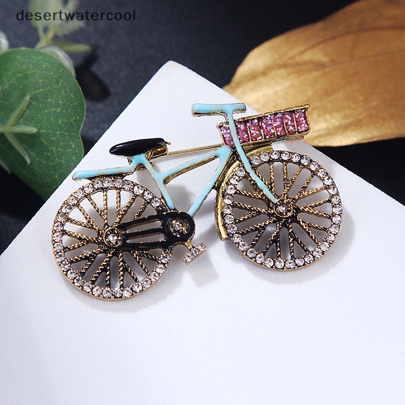 Deid Pin Bros Sepeda Mini Fashionable Retro Untuk Wanita Kostum Perhiasan Decor Hadiah Martijn