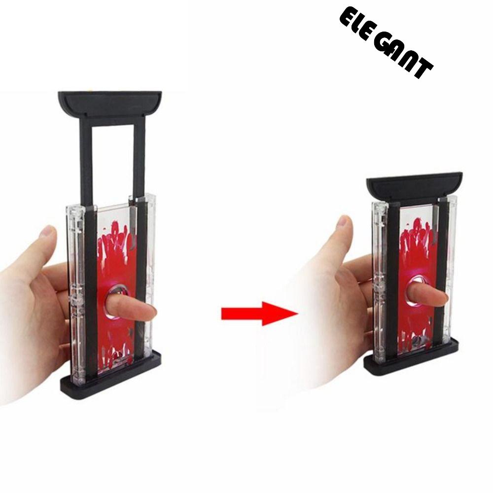 [Elegan] Finger Chopper Trick 1pc Magician Trick Locking Hand Prop Illusion Cutter Alat Fidget Toys Mainan Ajaib