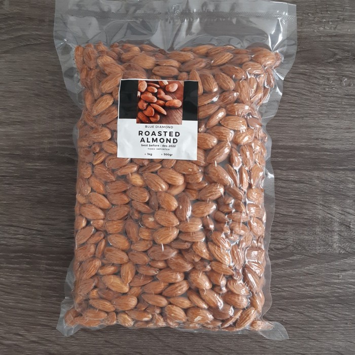 

New Arrival roasted almond kacang almond panggang 500gr