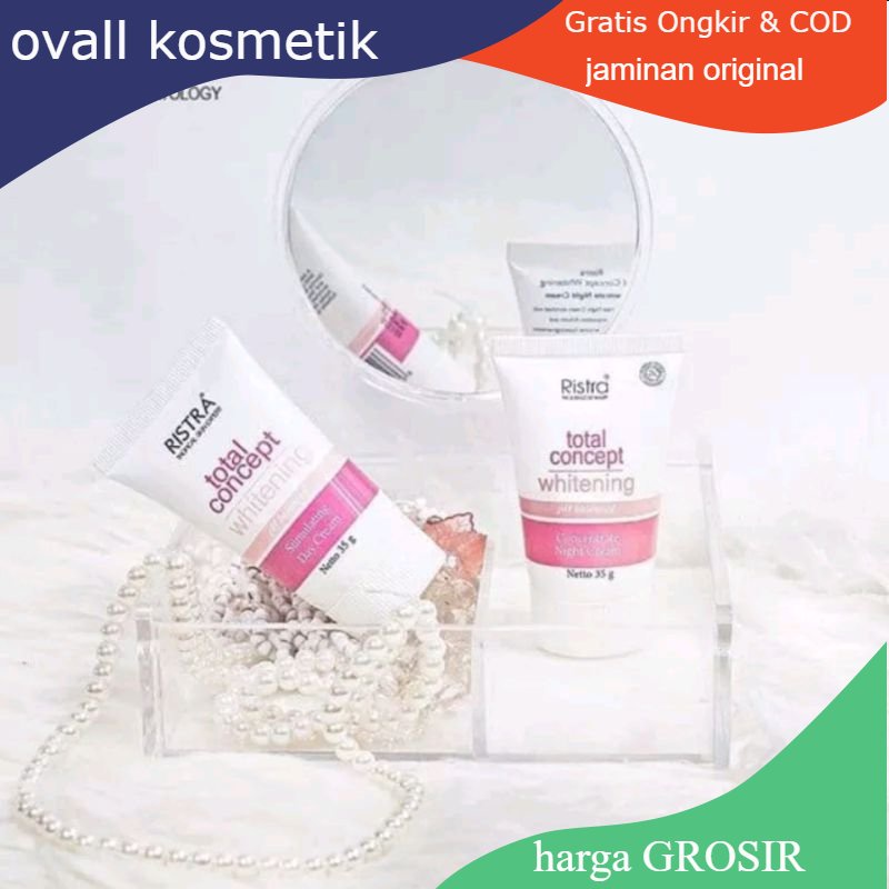 Ristra Total Concept Whitening Concentrate Night cream - day cream(murah)