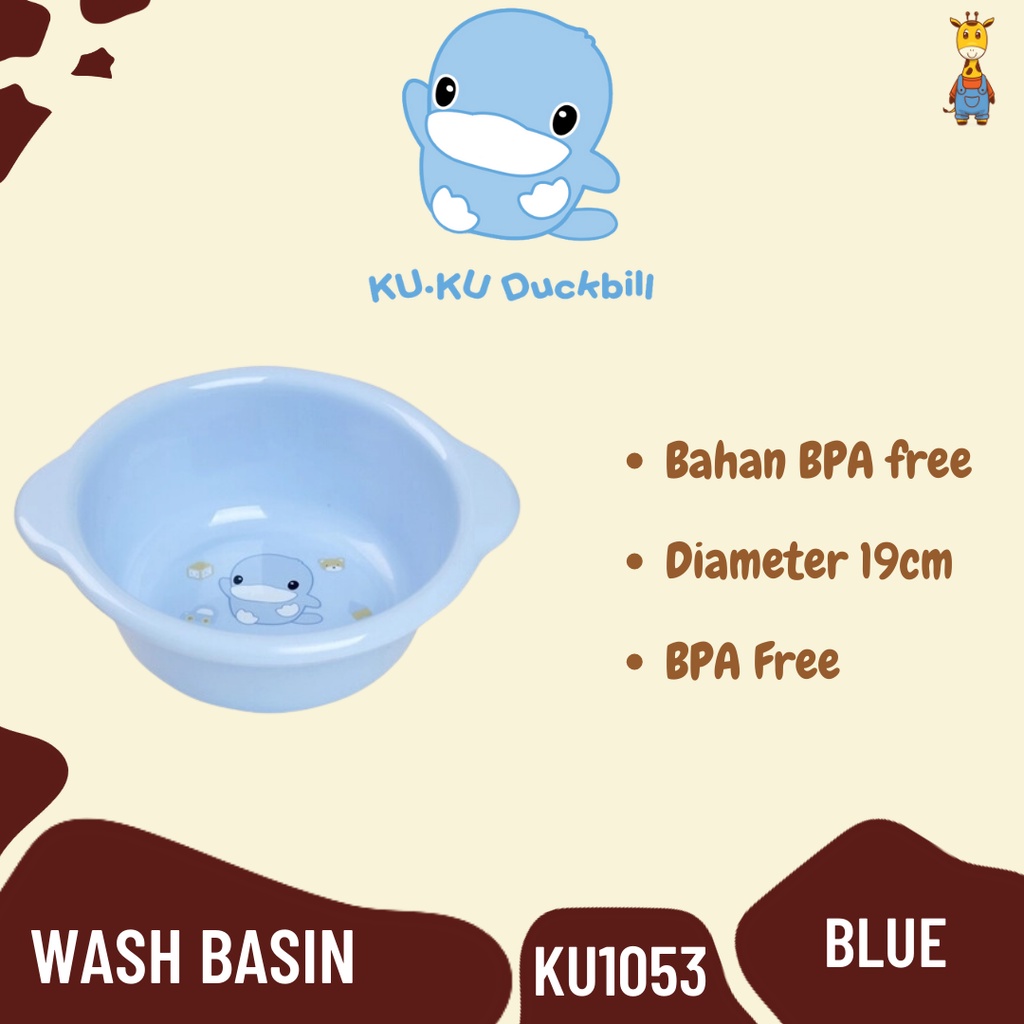 Kuku Duckbill Wash Basin KU1053 / Baskom Bayi