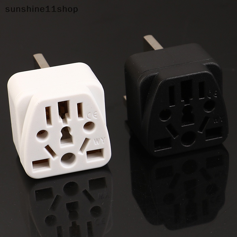 Sho Adaptor Colokan UK EU AU US Ke UK Universal Travel Plug Adapter US AU Ke UK Stop Kontak Listrik Power Converter Charger Stopkontak AC N