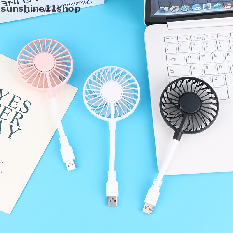 Sho Kipas Angin Kecil USB Fan Silent Meja Kantor Kipas Kecil Portable USB Rechargeable Fan N