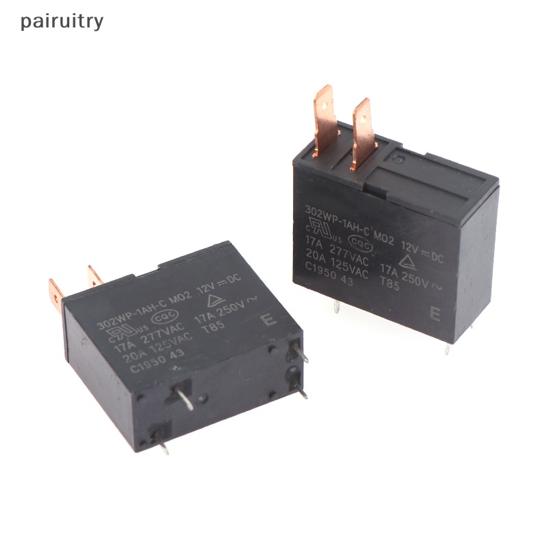 Prt 2pcs Relay 12V 302WP-1AH-C M02 12VDC 4pin Untuk Microwave Oven PRT