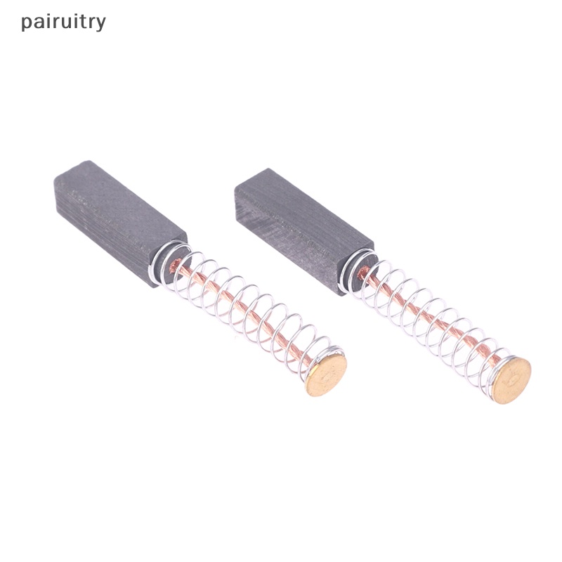 Prt 2Pcs Alat Listrik Motor Sikat Batu Bara Berbulu 6x6x20mm Motorbrush Bor Carbon Brush Mesin Sikat Bara Tools Parts PRT