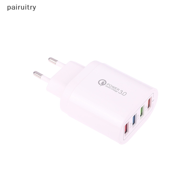 Prt Untuk IP Xiaomi Huawei Samsung Charger Dinding EU/US/UK Plug 4port USB 3.0 Handphone Adaptor PRT