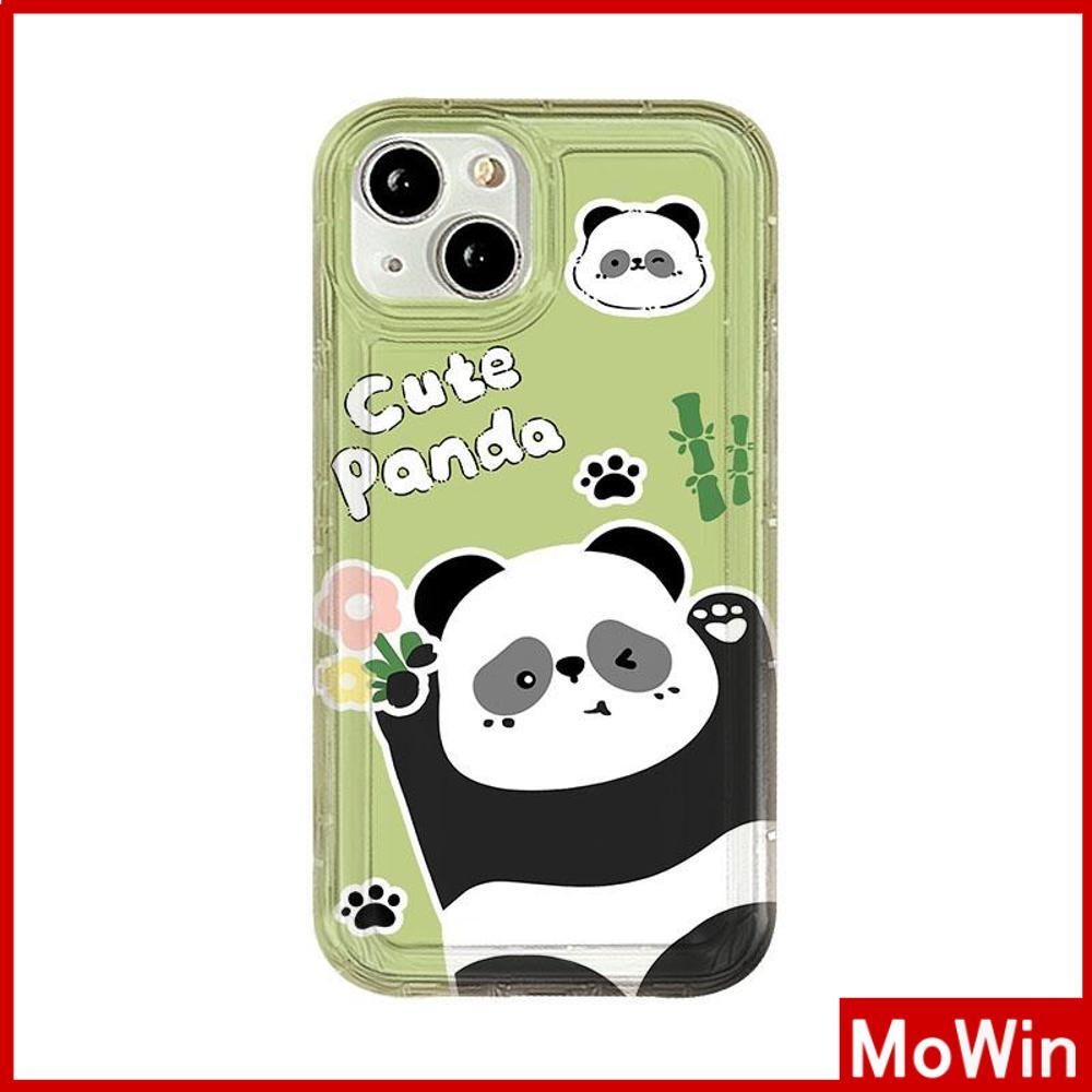 Case iPhone 14 Pro Max iPhone Case Bening Case TPU Soft Case Airbag Shockproof Perlindungan Kamera Lucu Panda Besar untuk iPhone 13 Pro Max iPhone 12 Pro Max 11 8Plus 7Plus 6Plus XR X MAX