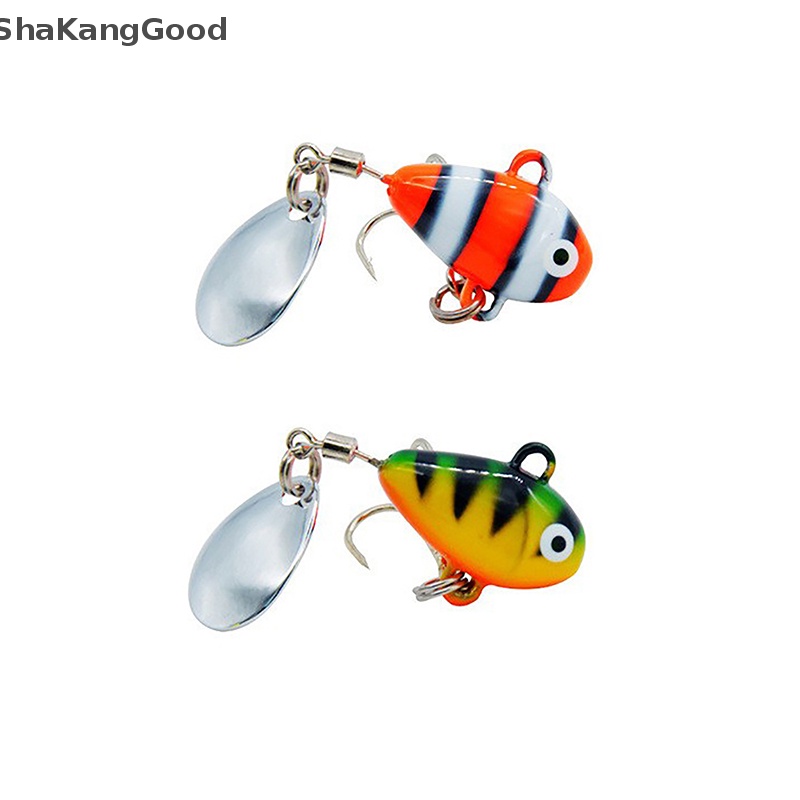 Skid 10g Spinning Tail-spinner Swim Fishing Lures Metal Umpan Buatan Aksesoris Pancing Ikan Gurame SKK