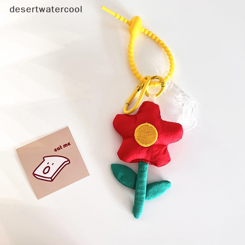 Deid Lembut Mewah Telepon Pesona Bunga Gantungan Kunci Ransel Aksesoris Ornamen Lanyard Strip Perhiasan Liontin Keyring Martijn