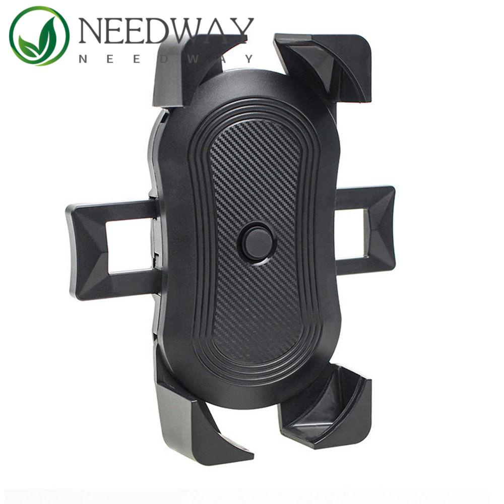 Needway   Holder Handphone Fleksibel Dapat Disesuaikan Untuk Pram Cart Universal Electromobile Hitam Praktis Sepeda Phone Holder