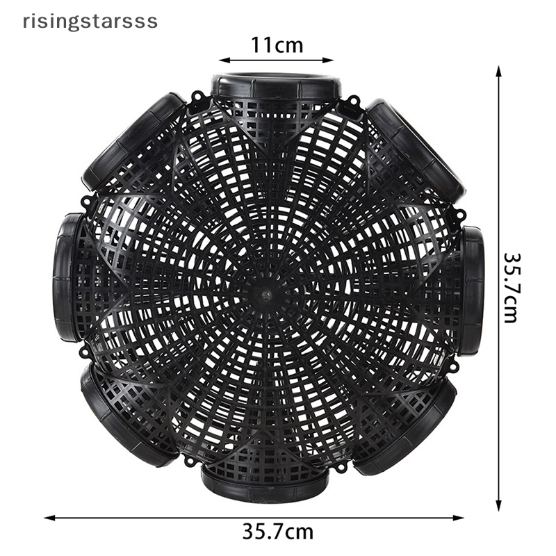Rsid Span-new Belut Kandang Memancing Ditingkatkan Kandang Perangkap Udang Plastik 8 Lubang Menangkap Loach Lobster Ikan Campuran Didedikasikan Belut Trapping Artefak Jelly
