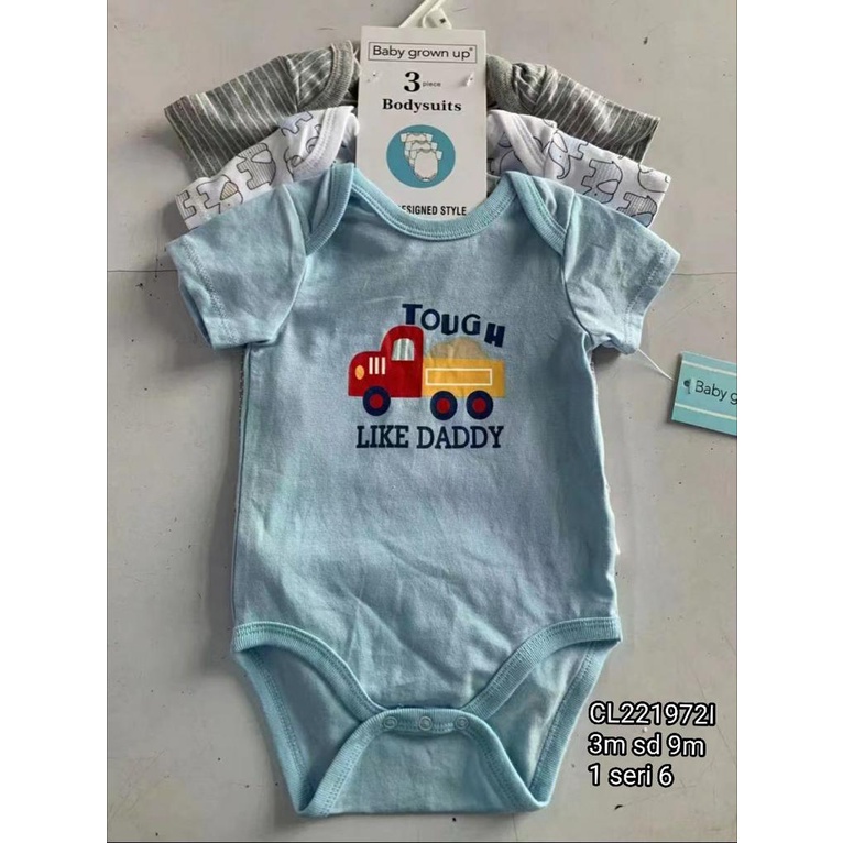 CL 3IN1 ROMPER / JUMPER PENDEK BAYI