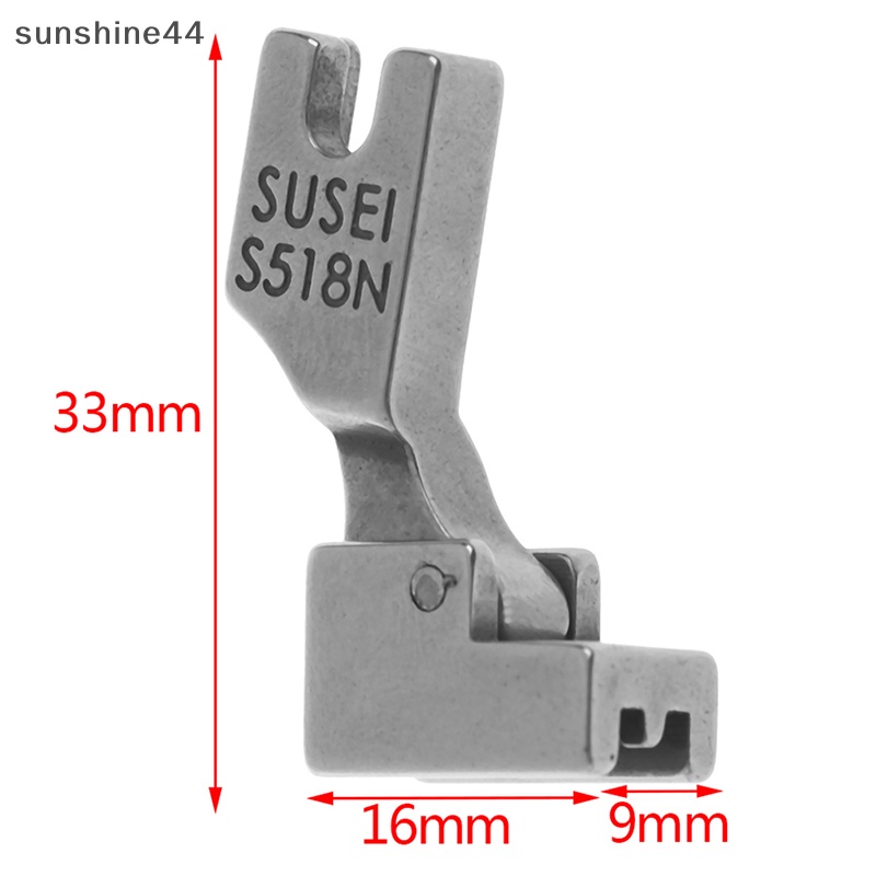 Sunshine Zipper Walking Foot Untuk Mesin Jahit Industri S518N Sewing Presser Foot ID