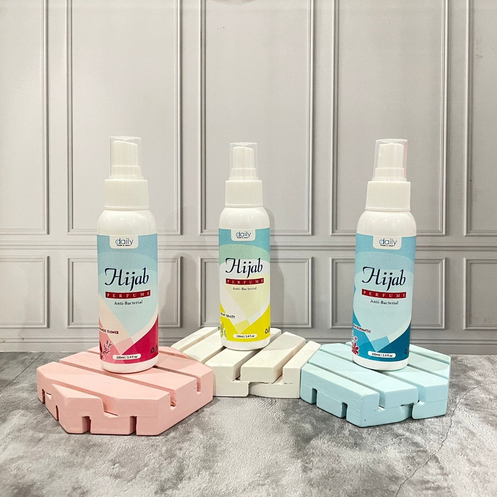 Pewangi Hijab Parfum Hijab Spray - Daily Hijab Perfume Anti Bakteri