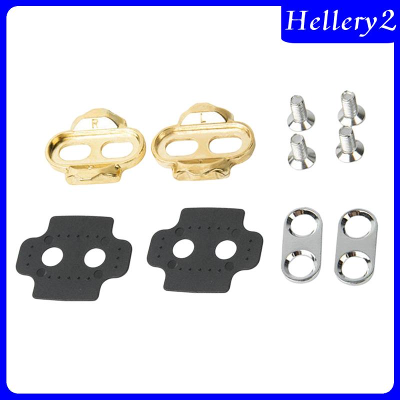 [Hellery2] Set Pengunci Cleat Sepatu Sepeda Cleat Stabil Pedal Locking Untuk Indoor Outdoor