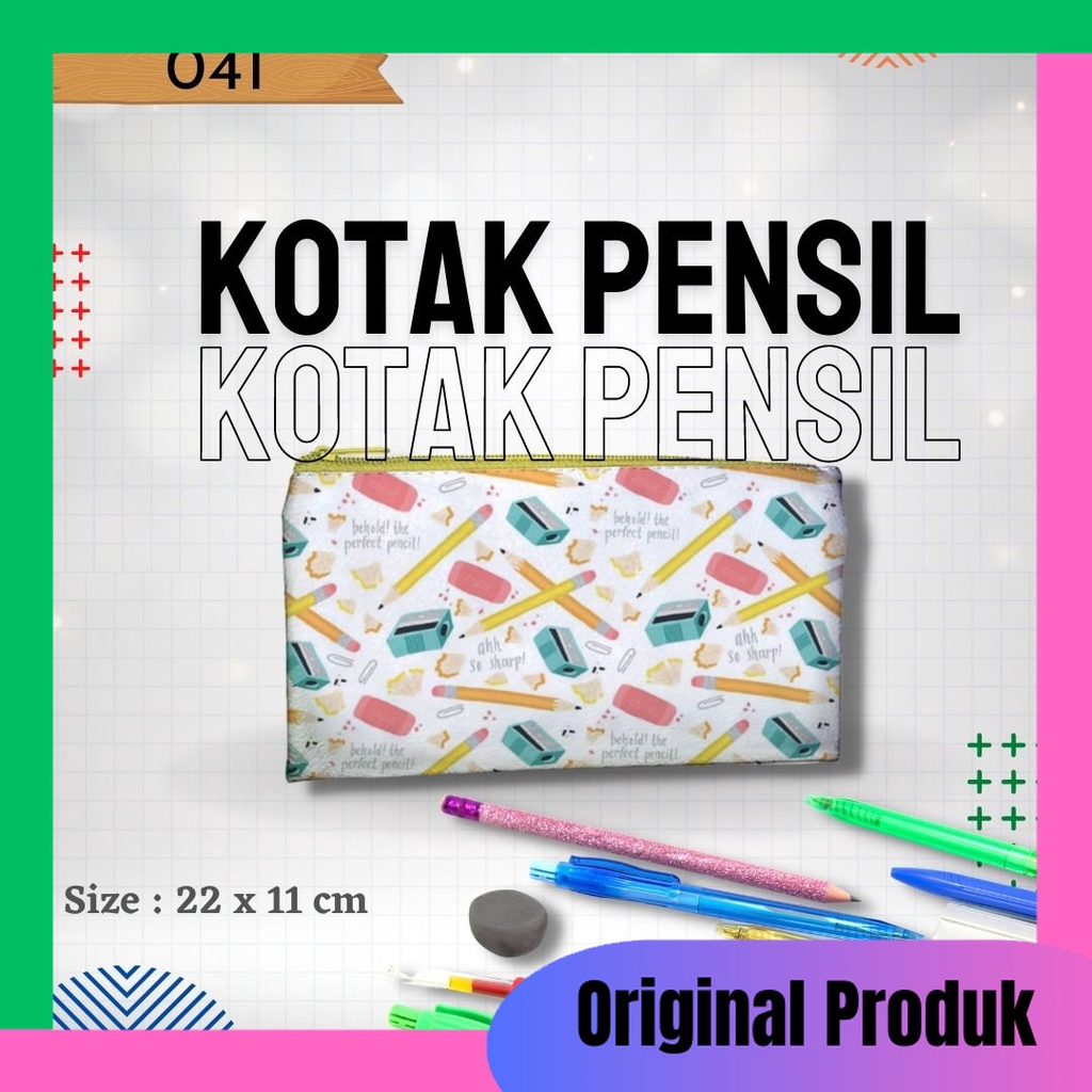 

Tempat Pensil, Kotak Pensil 040 gambar Pensil Alat Tulis Serbaguna Murah Dan Kualitas Terjamin , Original Produk Bahan Tebal