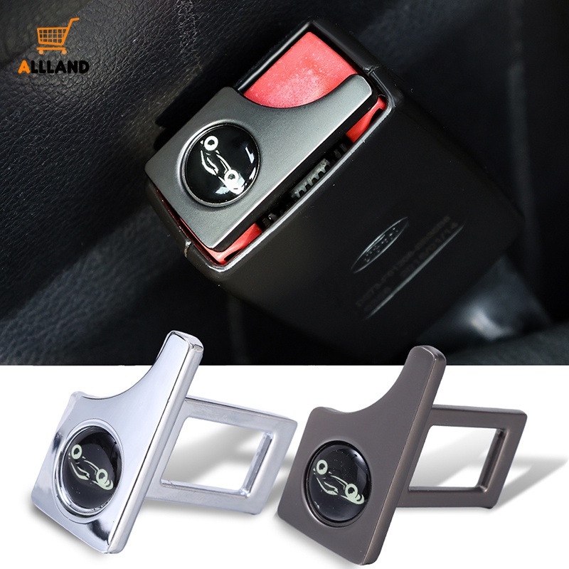 Pola Racing Luminous Zinc Alloy Car Seat Belt Insert Card/Gesper Sabuk Pengaman Otomotif Anti-reminder/ Aksesoris Sabuk Pengaman Dalaman Kendaraan