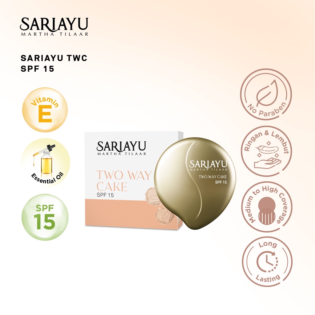 ★ BB ★ Sari Ayu Two Way Cake Spf 15 -TWC 14gr - SARIAYU