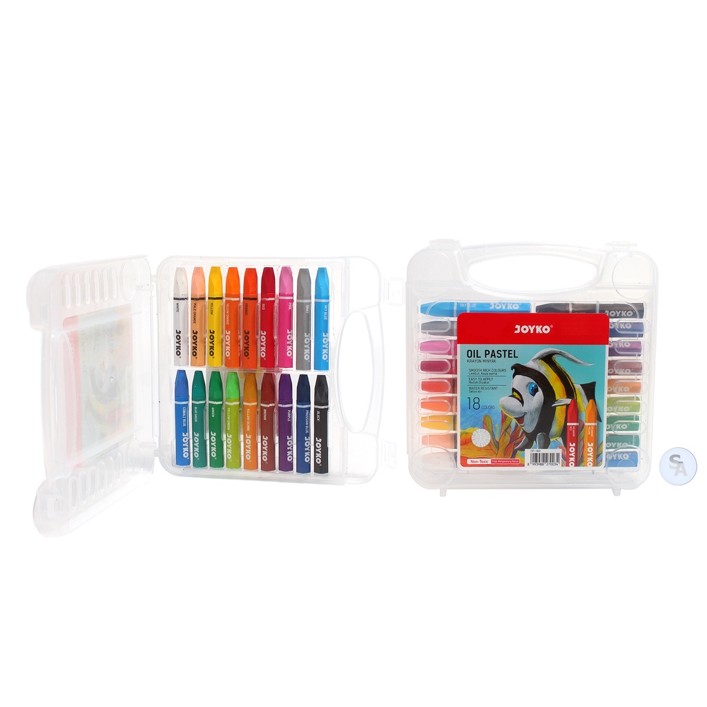 

JOYKO - Crayon Oil Pastel 18 Warna OP-18S - Set