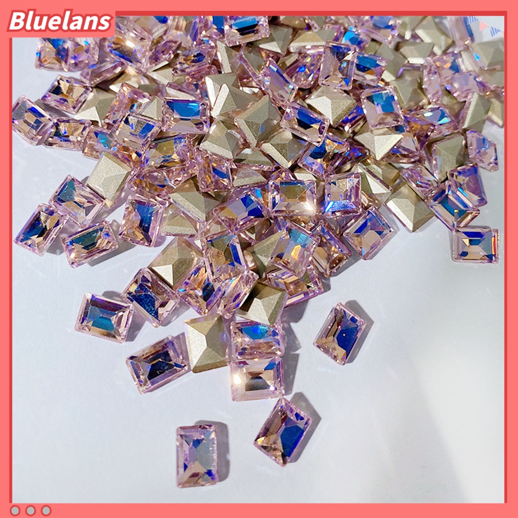 [BLM] 20 Pcs/Pack Berlian Imitasi Kuku Indah Hidup Mengkilap Kreatif Glitter DIY Ringan 3D Kuku Manicure Craft Ornamen Digunakan Rumah