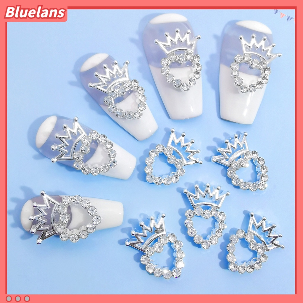 [BLM] Dekorasi Kuku Bentuk Kreatif Efek Visual Mengkilap Berkilau Desain Mutiara Imitasi Aplikasi Lebar Paduan Tahan Luntur 3D Nail Art Charms Manicure Jewelry Perlengkapan Kuku