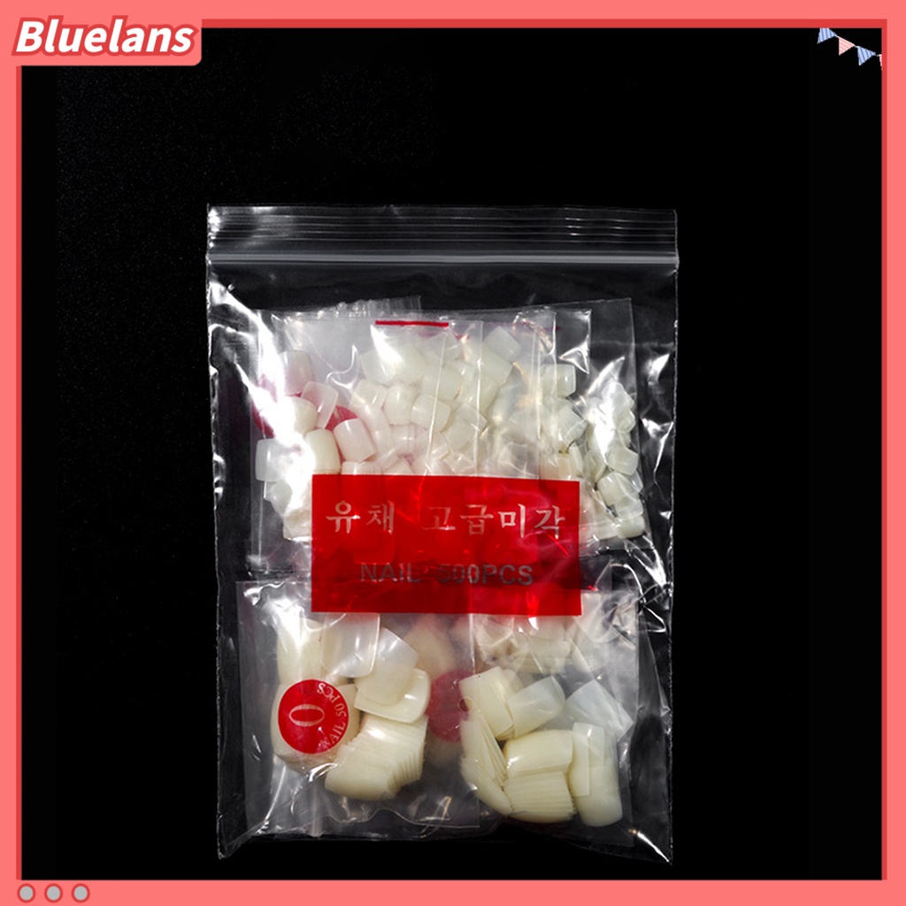 [BLM] 600pcs Tips Extension Palsu Gaya Mudah Diaplikasikan ABS Pedicure Palsu Untuk Wanita