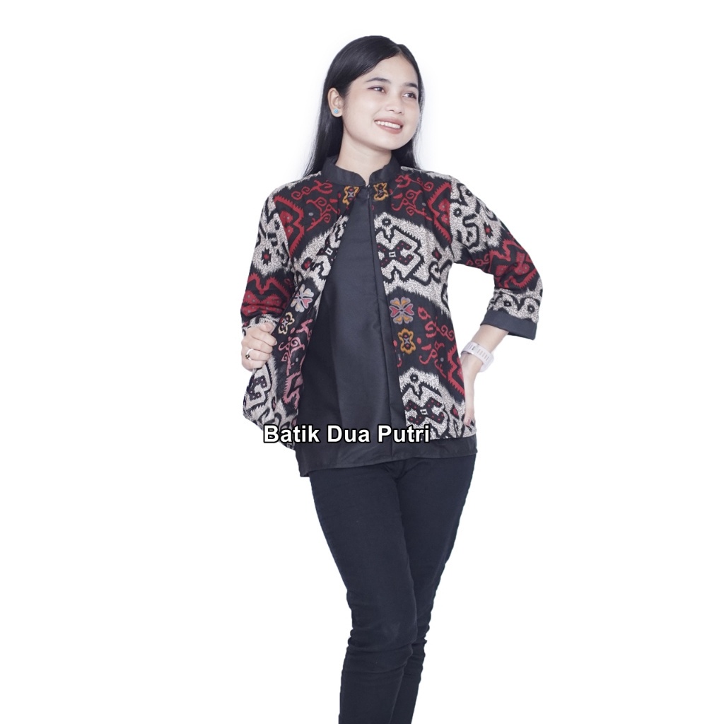 Couple Batik Wanita Pakaian Kemeja Pria - Blouse Wanita Modern Merput